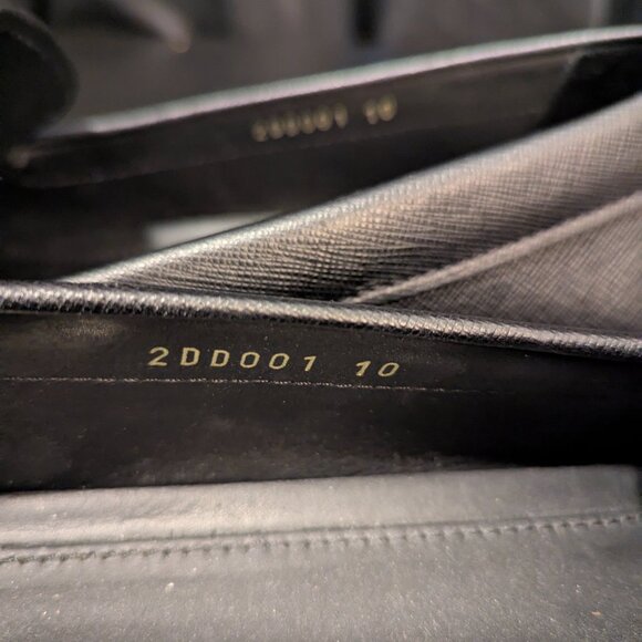 Prada Men's Saffiano Leather Penny Drivers Loafers Sz 10 2dd001 - Picture 12 of 13